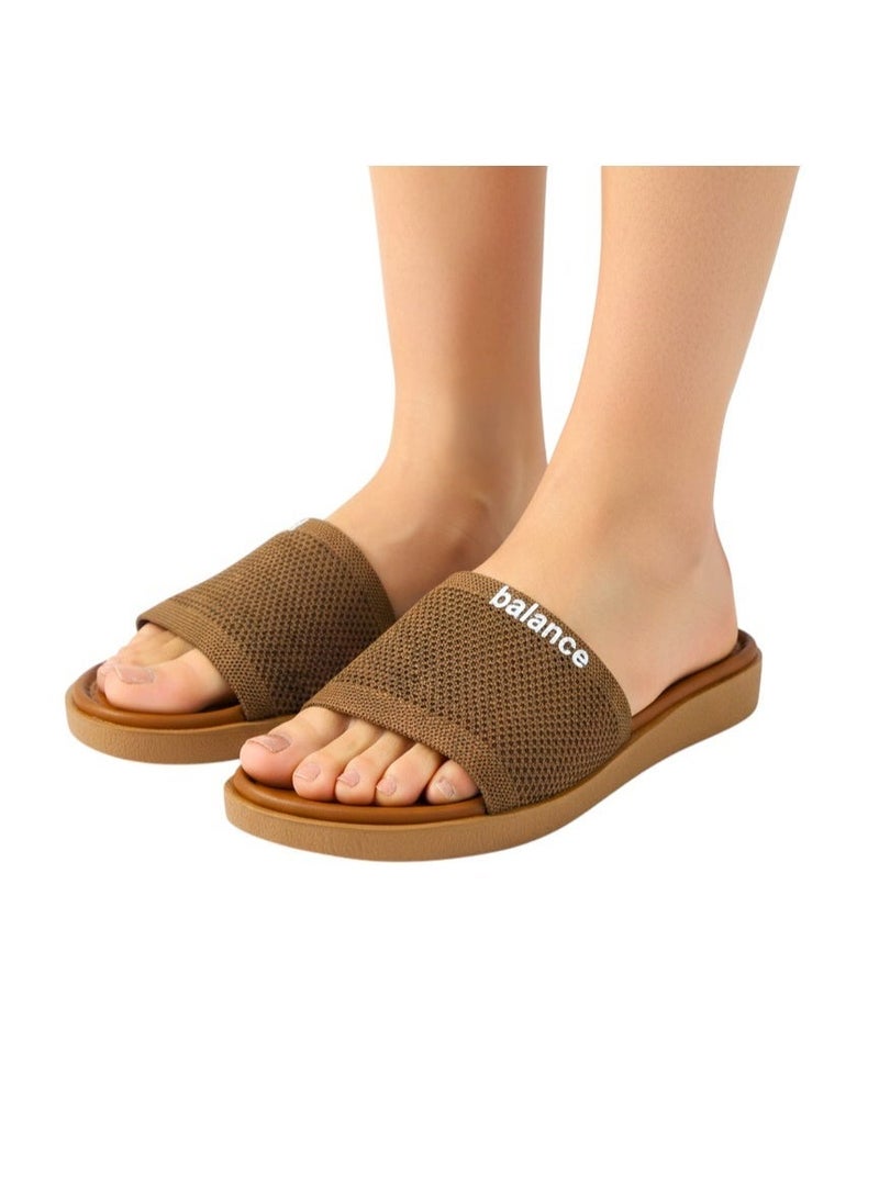 Slide Slippers with a Comfortable and Lightweight Foam Sole for Women - Image 2